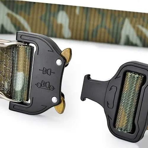 125CM Mens Nylon Military Heavy Duty Combat Belt