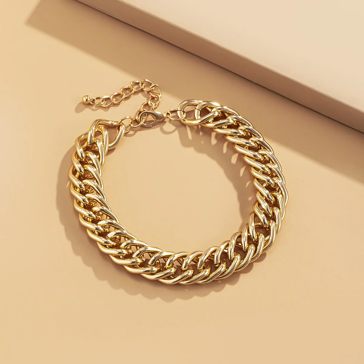 18K Gold-Plated Chain Anklet
