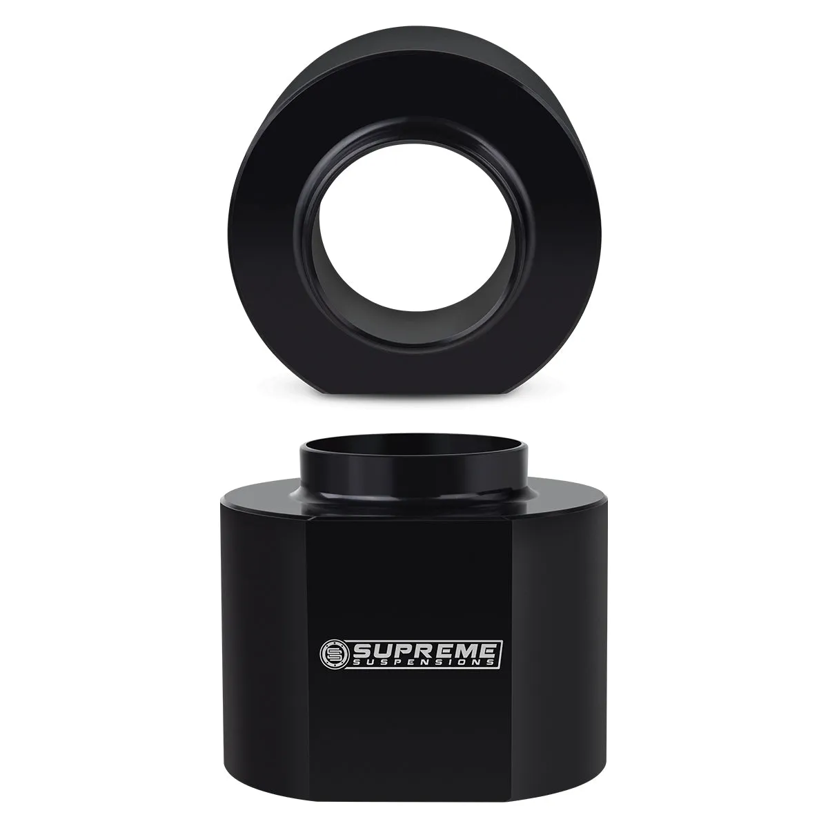 1993-1998 Jeep Grand Cherokee ZJ Front Coil Spring Lift Spacers with Supreme Suspensions MAX Performance Shock Absorbers 2WD 4WD