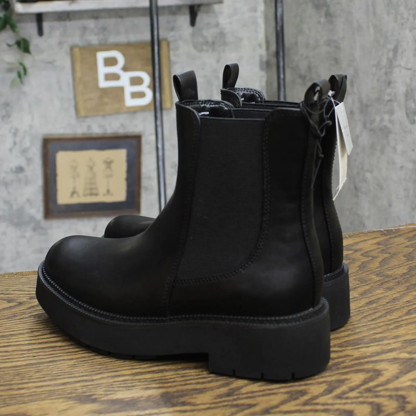 A New Day Womens Demi Chelsea Boots with Memory Foam Insole 87930239 Black 7.5M