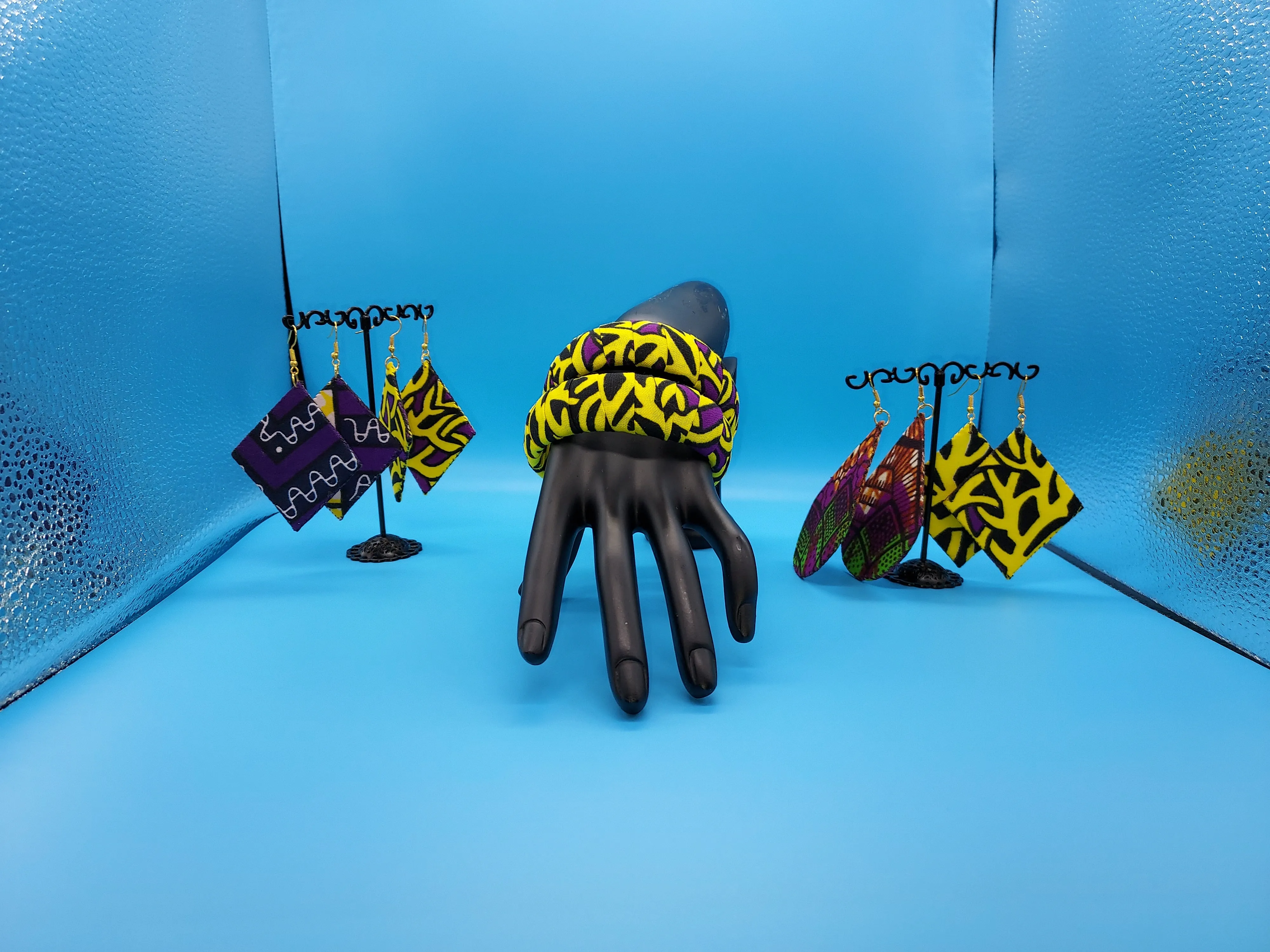 African style/Women Figuring design/Haitian Custom design Earring and Bracelet sets/