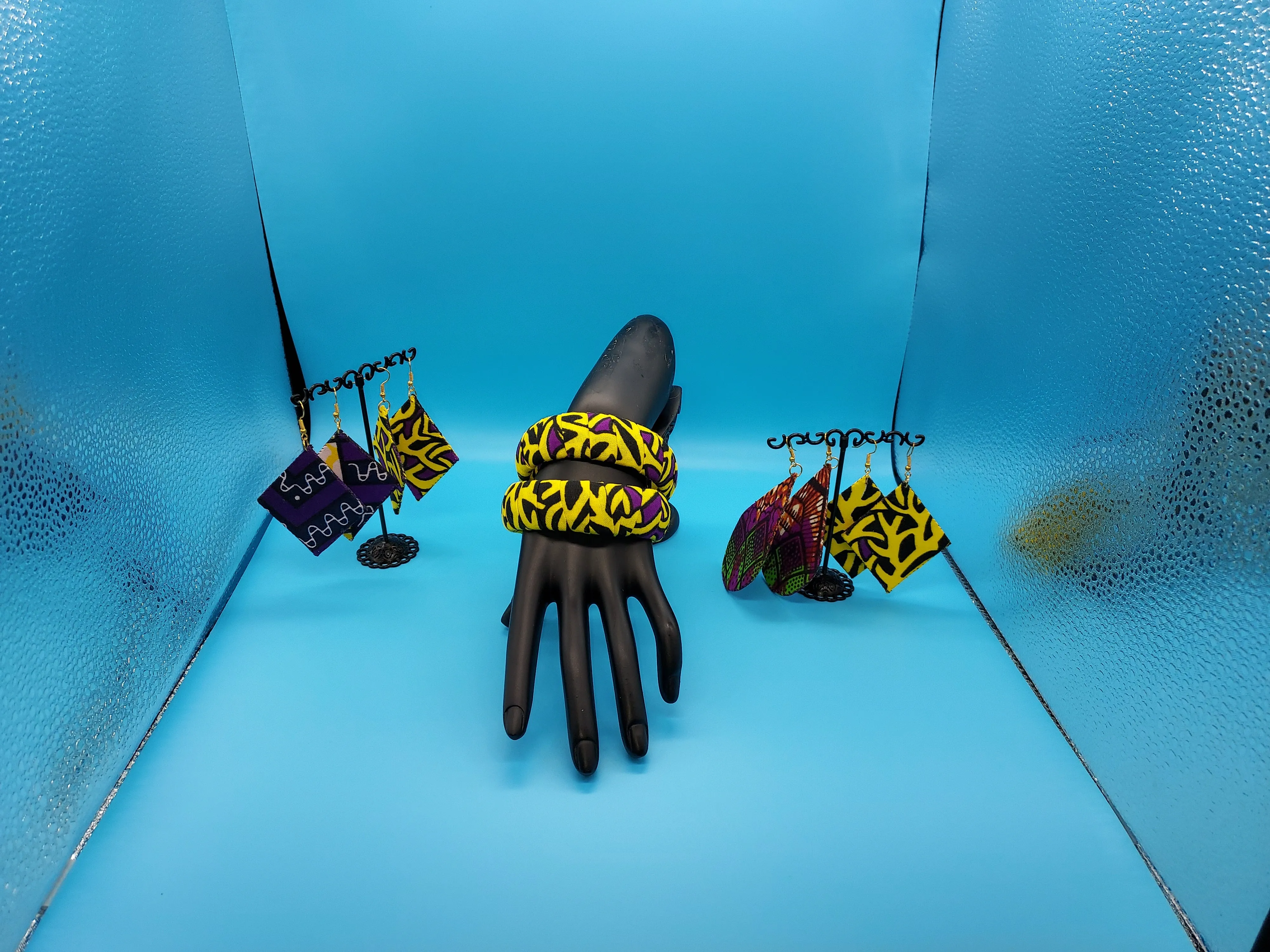 African style/Women Figuring design/Haitian Custom design Earring and Bracelet sets/
