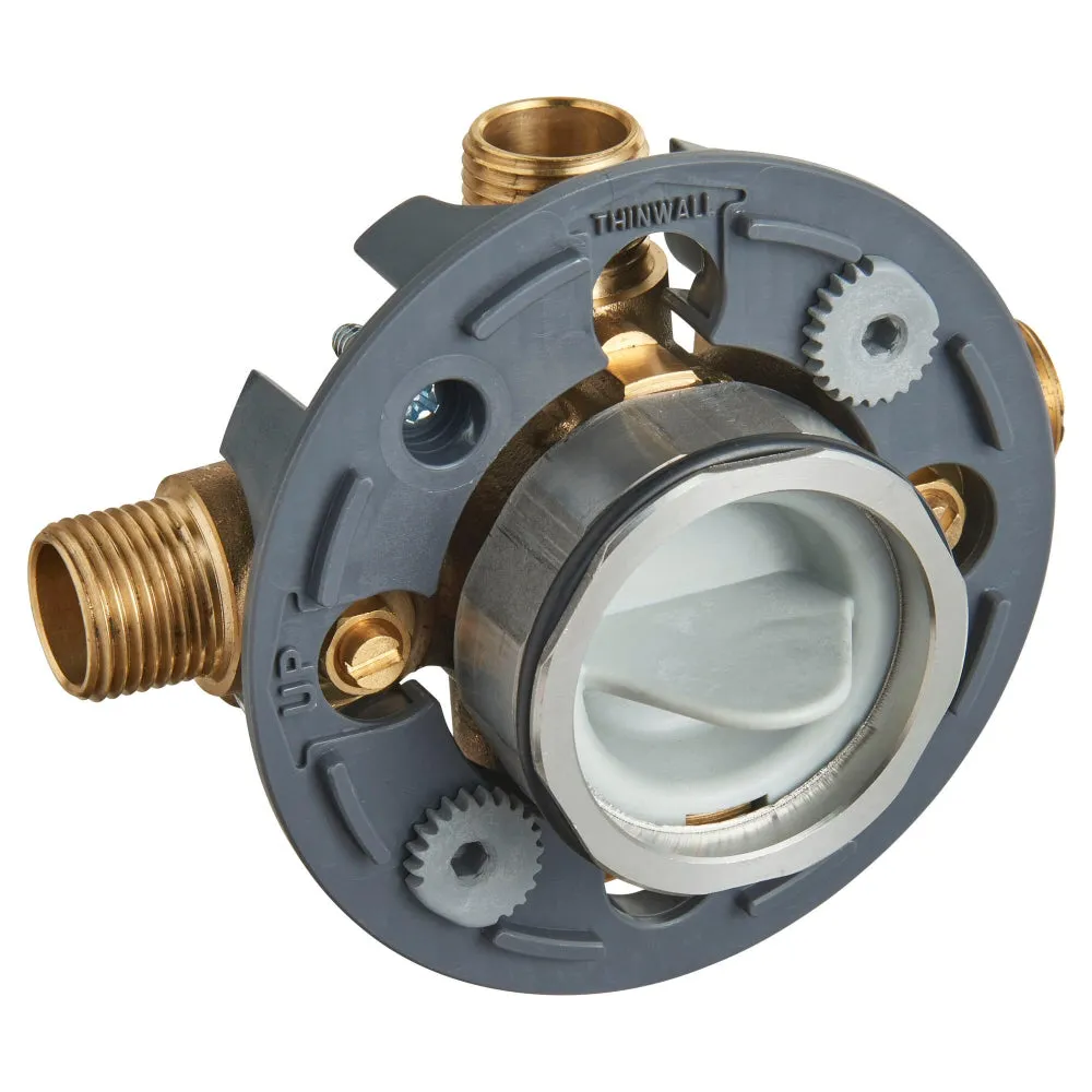 American Standard - RU101SS - Flash Pressure Balance Rough-in Valve With Universal Connections With Screwdriver Stops