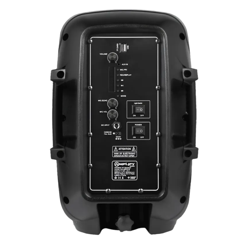 Amplify Gladiator 8 Series 8" Bluetooth Trolley Speaker AM-3900-8