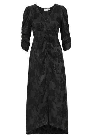 Anita Dress - Black Floral