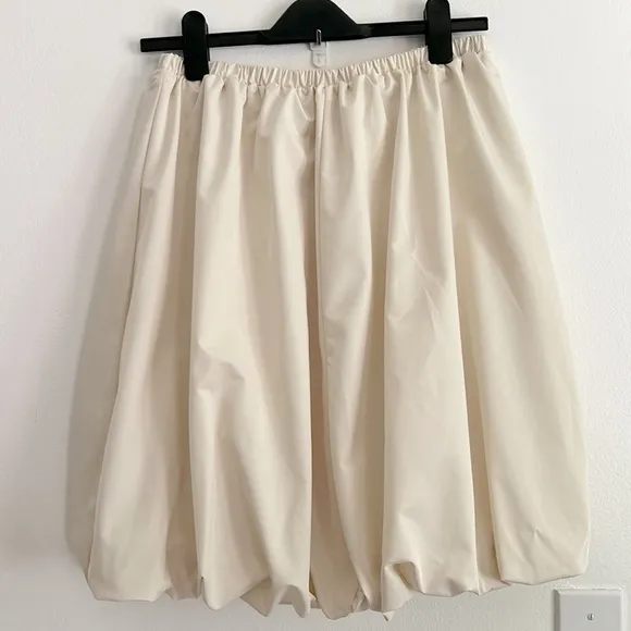 Anthropologie Self Contrast Bubble Mini Skirt NWOT