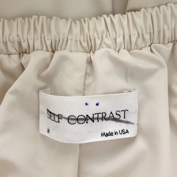 Anthropologie Self Contrast Bubble Mini Skirt NWOT