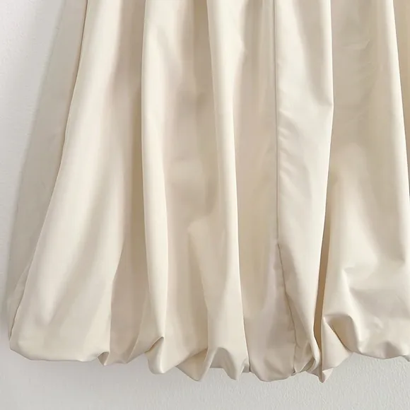 Anthropologie Self Contrast Bubble Mini Skirt NWOT