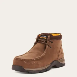 Ariat Men's Edge LTE Moc Composite Toe Work Boot in Dark Brown