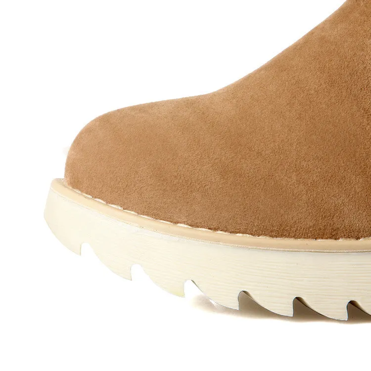 Autumn and Winter Boots, Plush Snow Boots, Sweet Casual Ethnic Style, Wool, Fringed Boots, Women's Boots