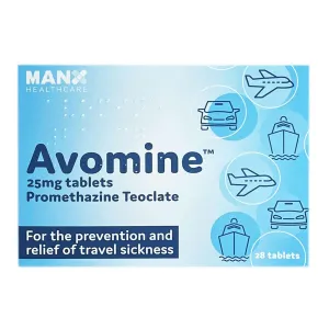 Avomine (Promethazine Teoclate) 28 tablets
