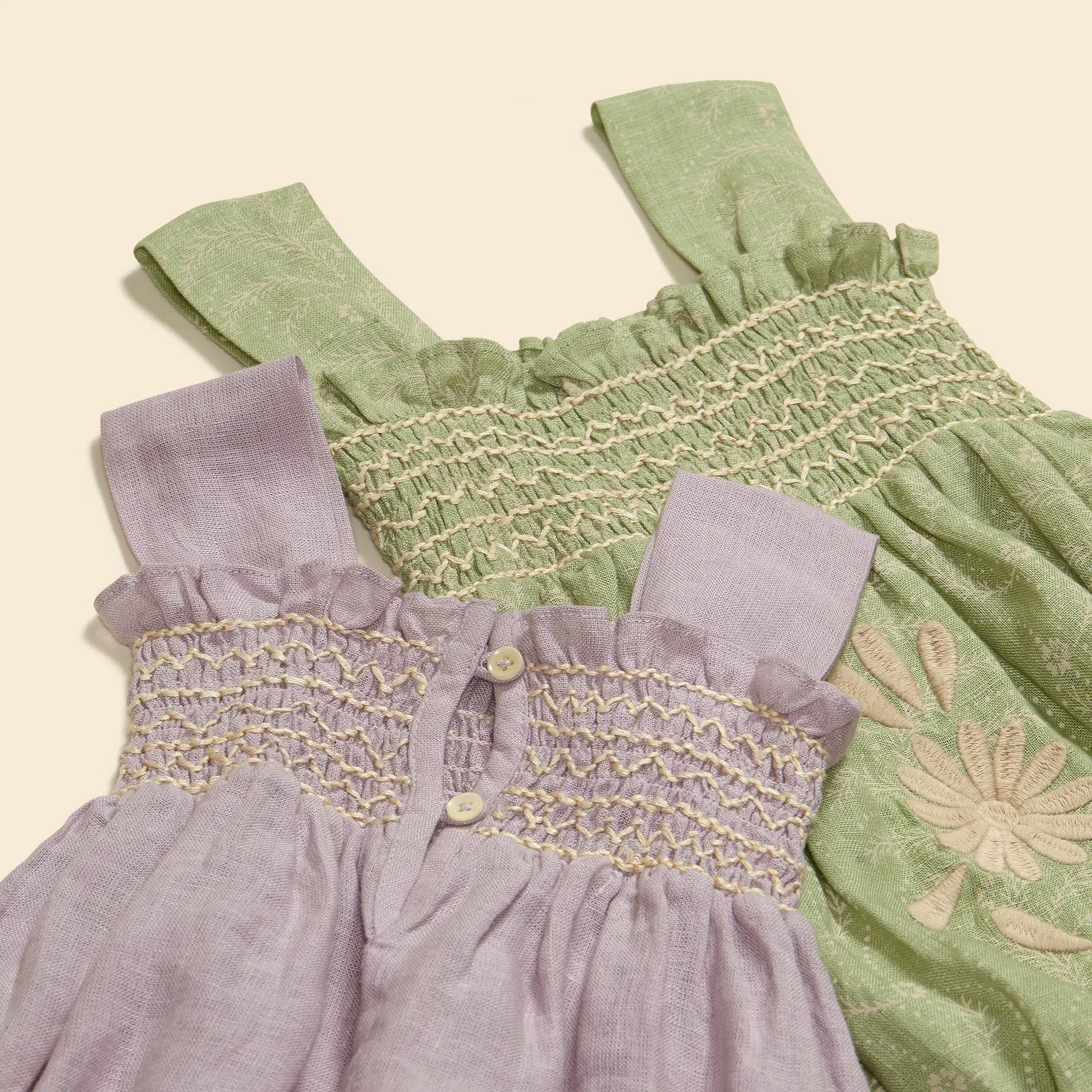 Baby Adina Romper - Lavender (EXCLUSIVE)