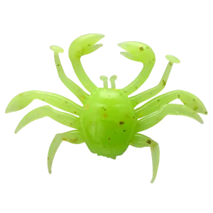 Bait Breath Rocking Crab 2" #Glow Lime Chart S898