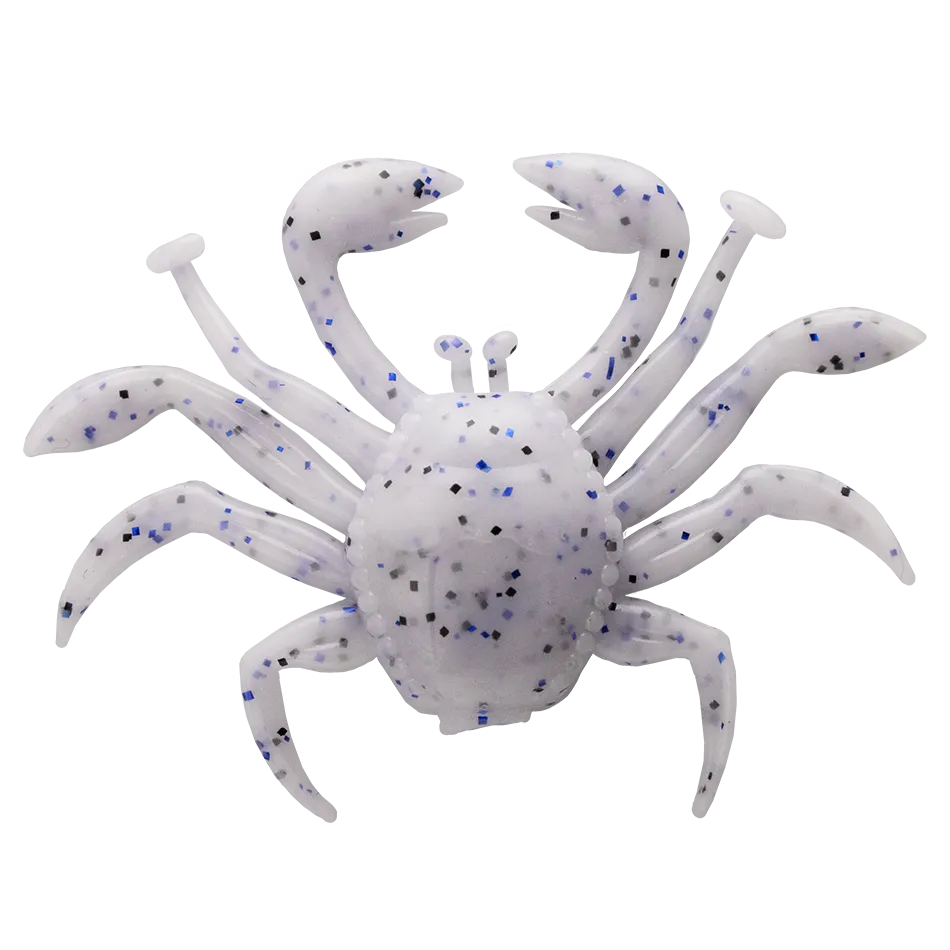 Bait Breath Rocking Crab 2" #White Blue Seed S475