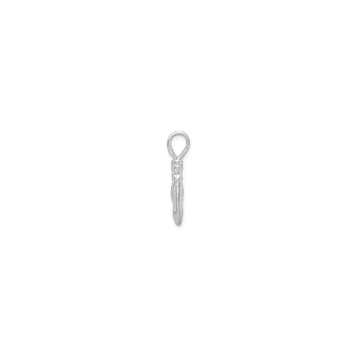 Ballet Slipper Pendant (Silver)