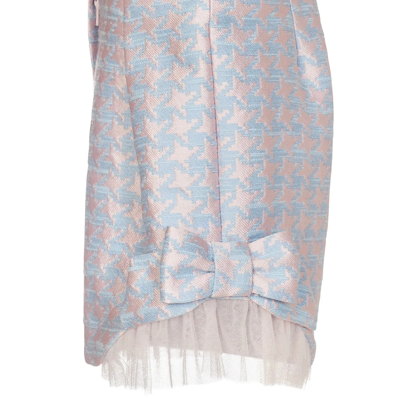 BALLOON CHIC - Dog Tooth Short Set - Pink