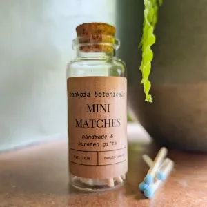 Banksia Botanicals Mini Matches Blue