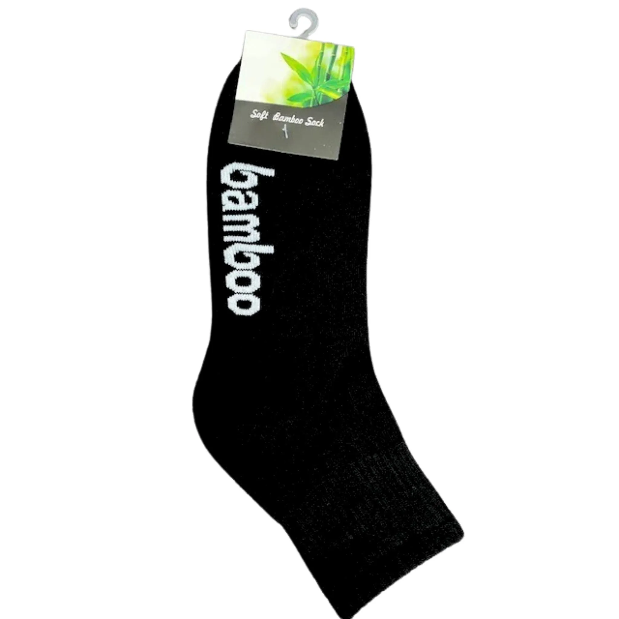 Black Bamboo Socks AS04 (10 Pairs)