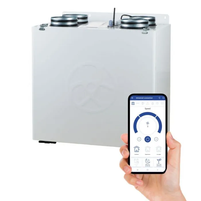 Blauberg EC-SB-550-HK6 Komfort 6-Bed House, Complete Vertical MVHR Heat Recovery Ventilation Kit