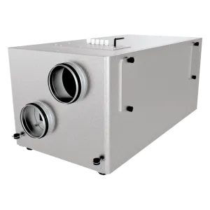Blauberg KOMFORT-EC-LB-700-S25 Komfort Horizontally Mounted MVHR Mechanical Ventilation Unit with Heat Recovery - Built-in Controls