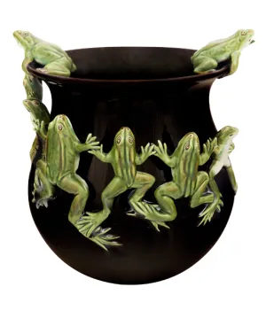 Bordallo Frogs' Ballet Pot