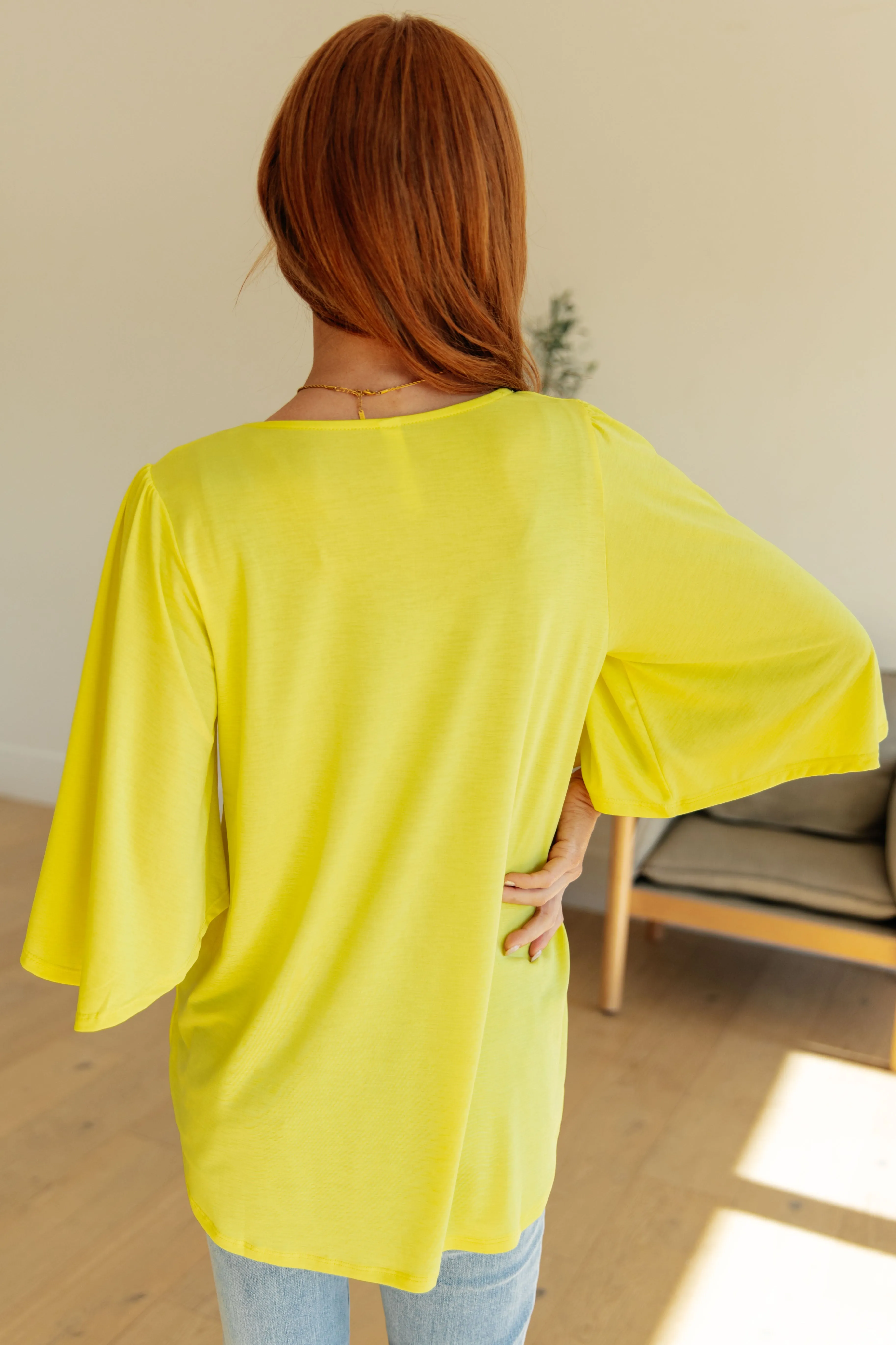 Cali Top in Neon Yellow