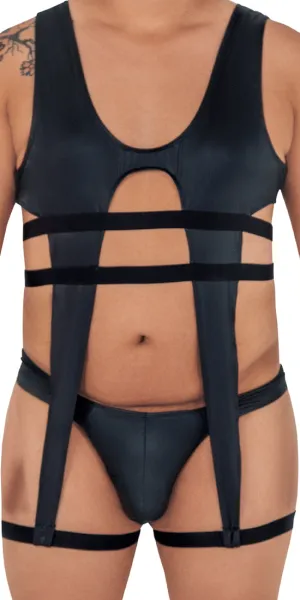 Candyman 99541x Gladiator Bodysuit Black