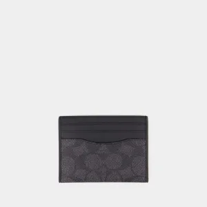 Cardholder - Coach - Exclusive canvas - Black