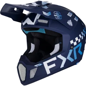 Casco Moto FXR Clutch Gladiator Azul