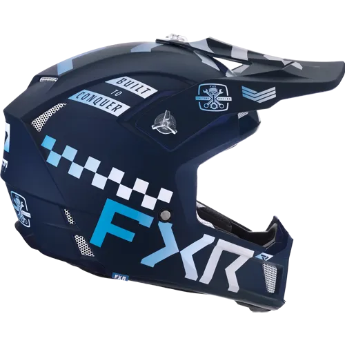 Casco Moto FXR Clutch Gladiator Azul