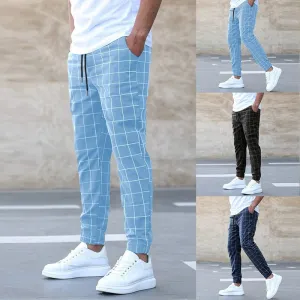Celso - MEN'S CHECKERED JOGGER PANTS