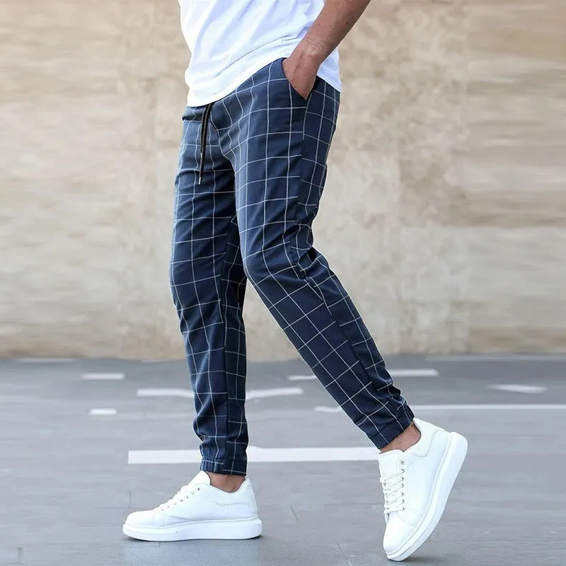 Celso - MEN'S CHECKERED JOGGER PANTS