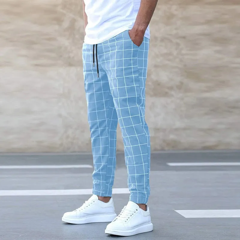 Celso - MEN'S CHECKERED JOGGER PANTS