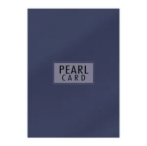 Chloes A4 Luxury Pearl Card 10 Sheets Lapis Lazuli