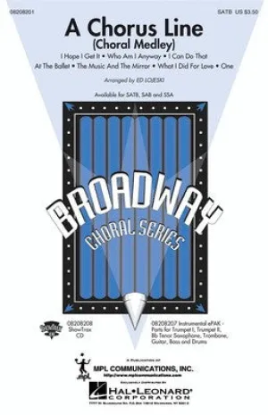 CHORUS LINE MEDLEY SATB