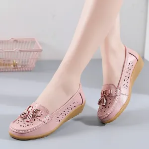 Cilool Summer Hollow Out New Leather Shoes