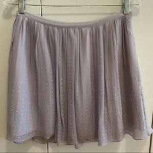 Club Monaco Silk Lavender Mini Skirt