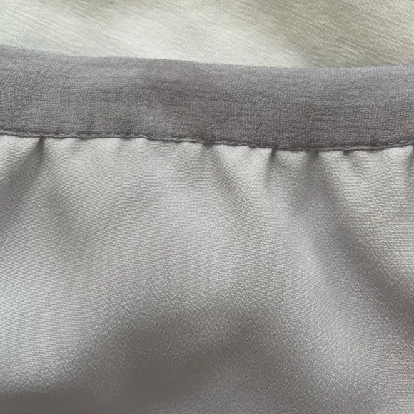 Club Monaco Silk Lavender Mini Skirt