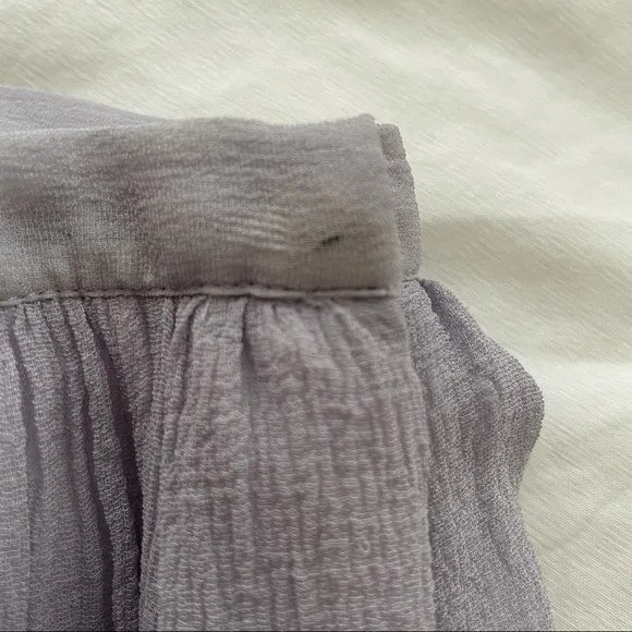 Club Monaco Silk Lavender Mini Skirt