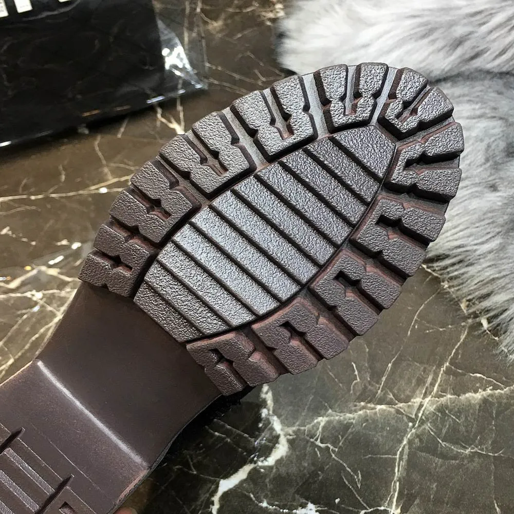 Cowboy Boots Short Boots Fashion National Wind Belt Buckle Martin Boots Knight Boots Large Size Women's Boots