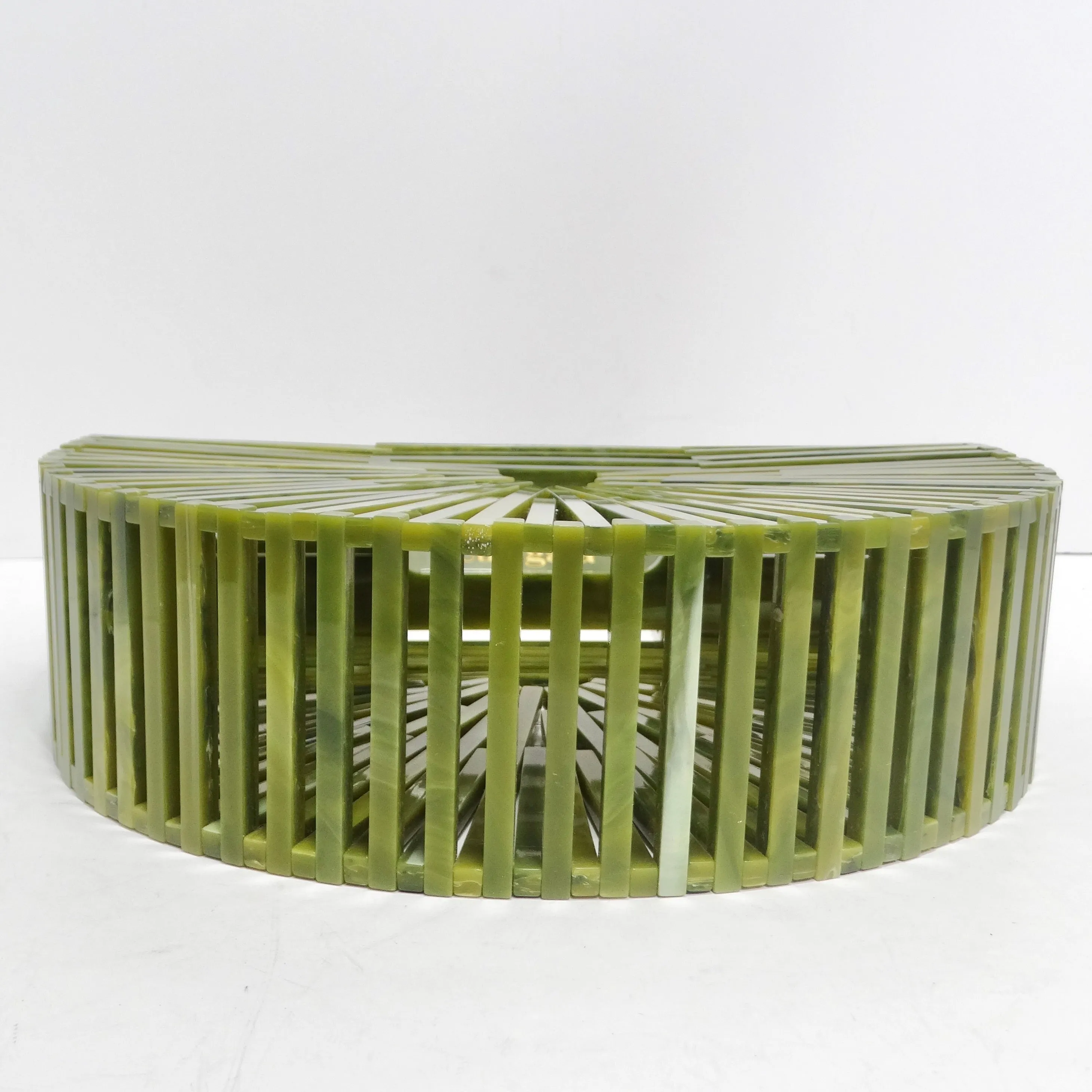 Cult Gaia Acrylic Ark Bag Green