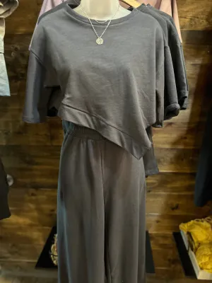Dark Navy Pant Set