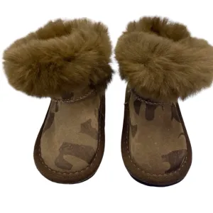 DCG Girl's Brown Fashion Boots Size 4