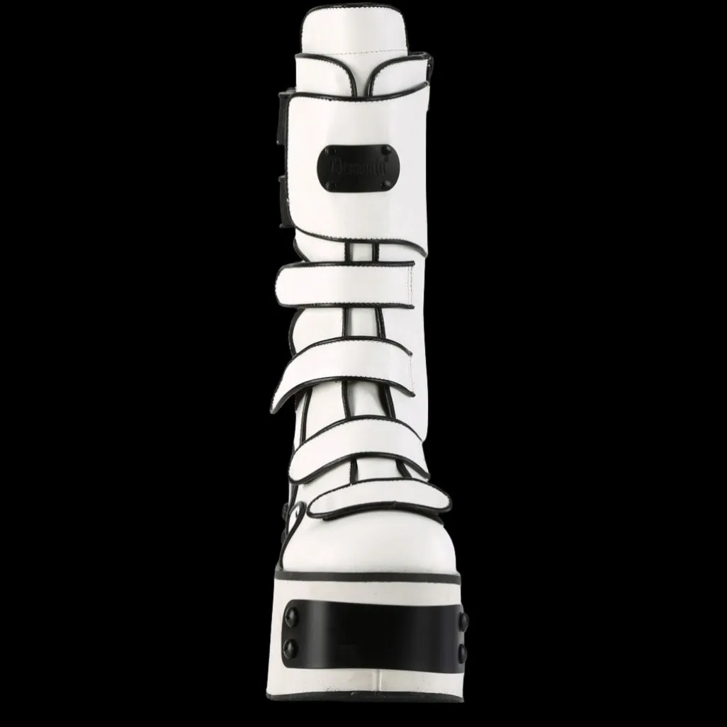 DemoniaCult KERA 108 White Boots (UK6, 8)