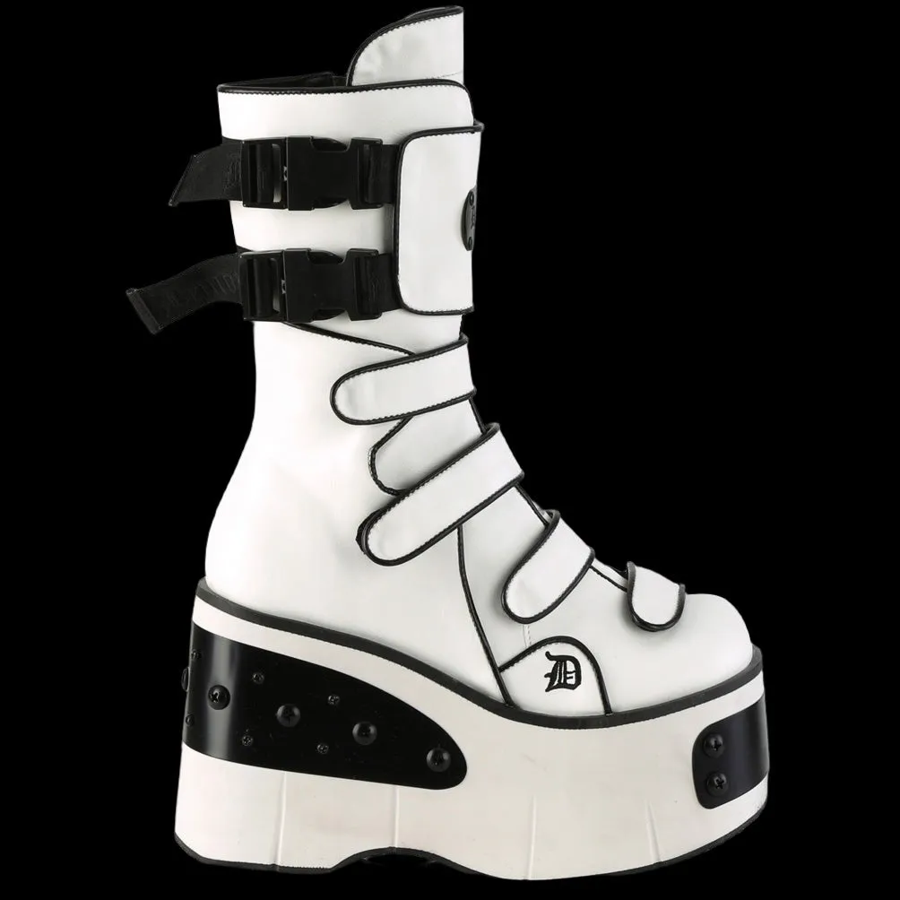 DemoniaCult KERA 108 White Boots (UK6, 8)