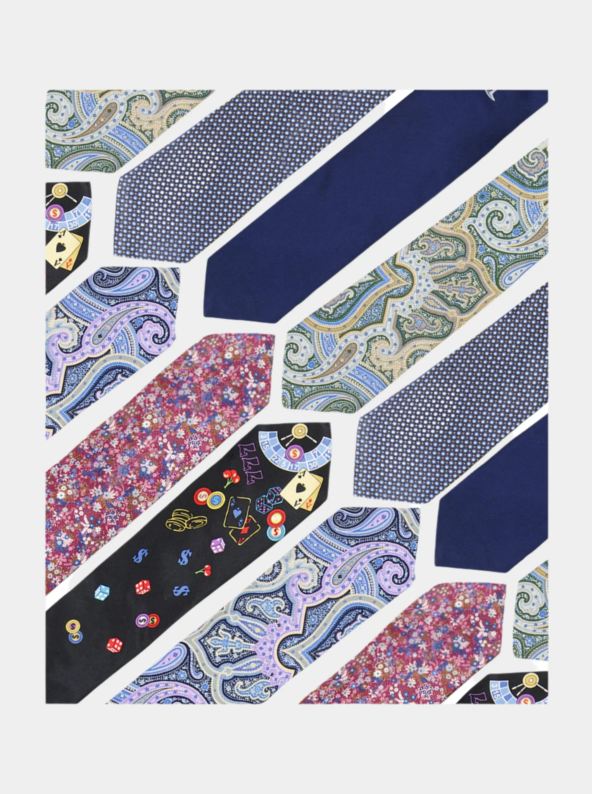 DITSY FLORAL TIE