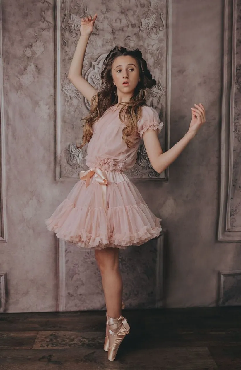 DOLLY Dorothy in the Land of Dolls Pettiskirt Ballet Pink
