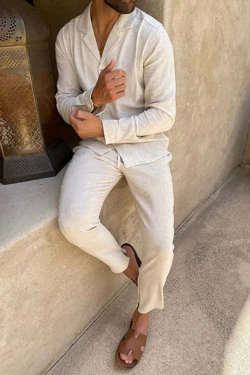 Donato - Casual Long Sleeve Two Piece Set