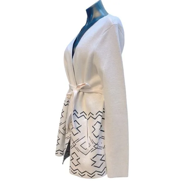 Duluth Open Front Cardigan/Belt M