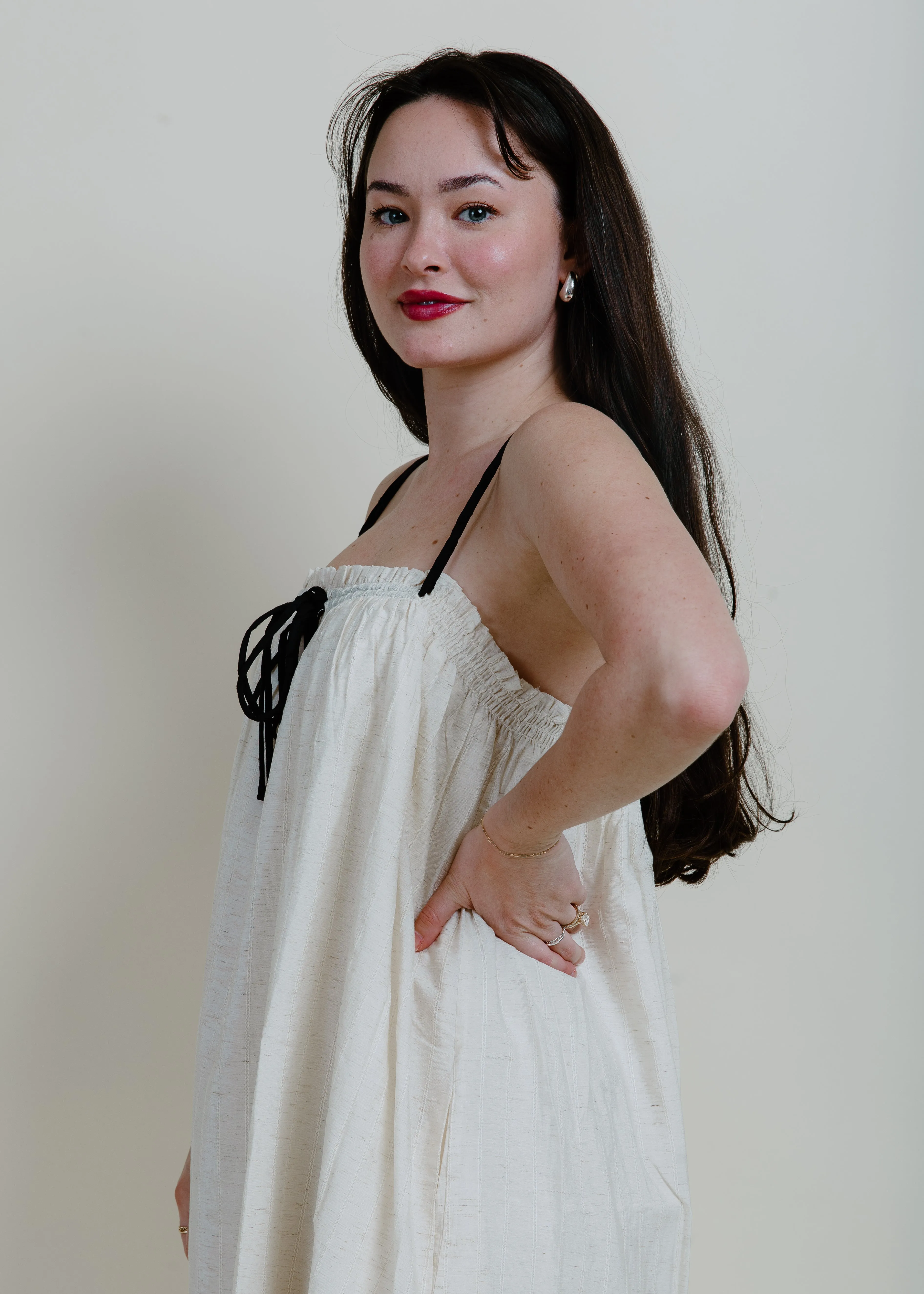 Elegant State Of Mind Maxi Dress - Oatmeal